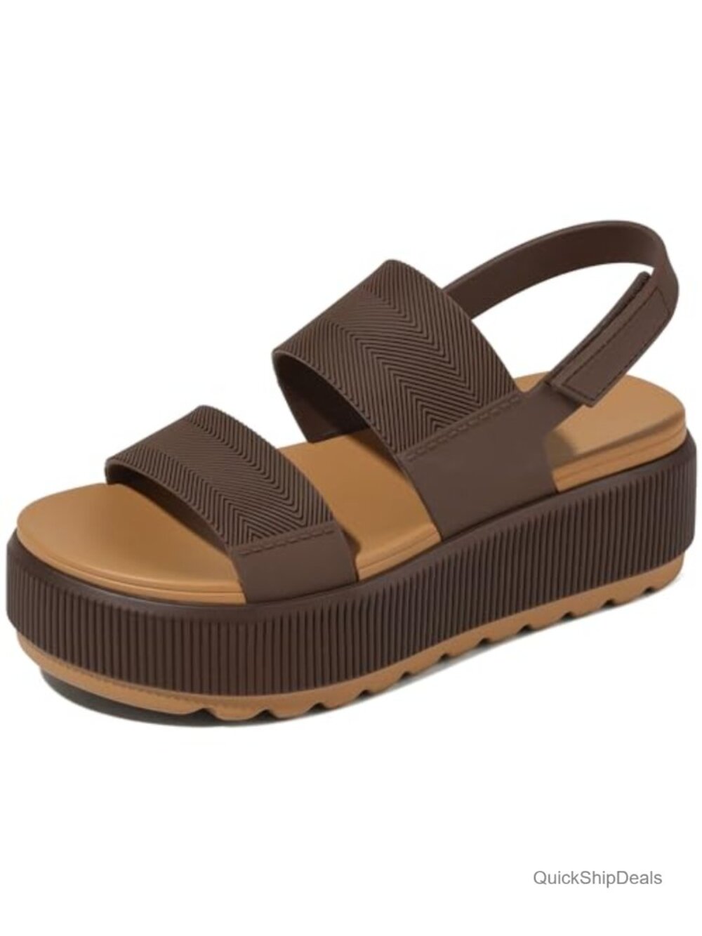 Platform Sandals for Women Chunky Wedge Lug Sole Waterproof Summer Walking